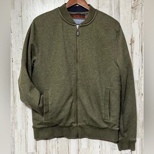 L.L Bean Quilted Flannel Lined Full Zip‎ Jacket Small Reg.